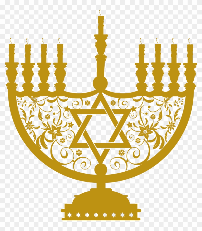 Menorah Clipart Png - Clip Art Transparent Menorah