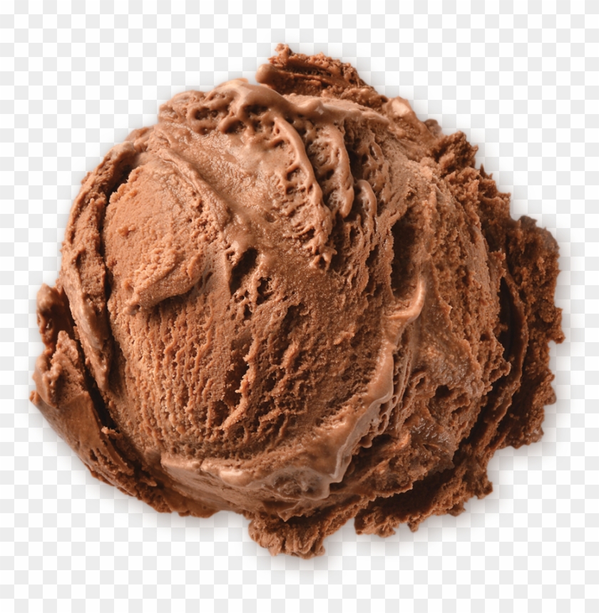 Homemade Brand Chocolate Ice Cream Scoop - Chocolate Ice Cream Scoop Png Clipart #841273