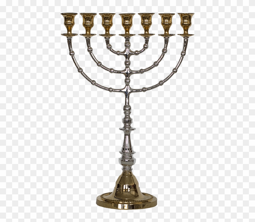 Beautiful And Substantial Tall Menorah Available In - Candle Clipart