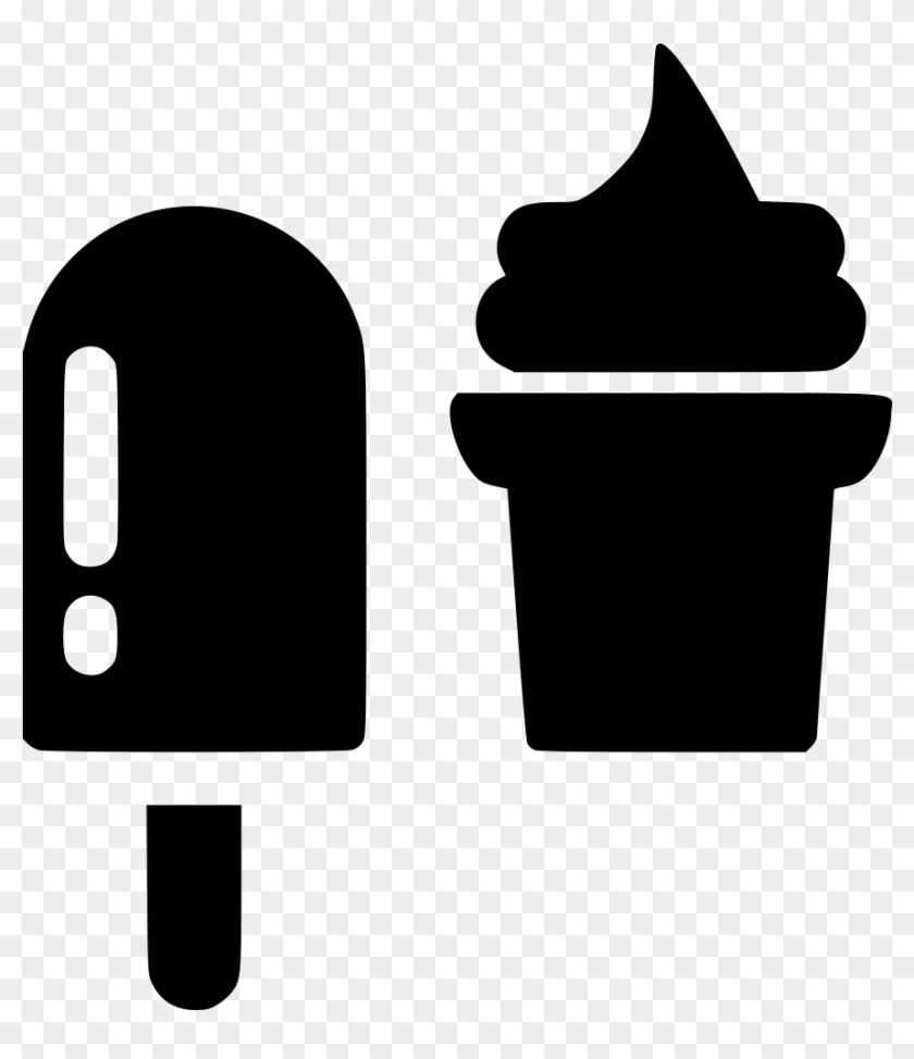 Stickicecream Sweet Kids Ice Cream Cup Cream Sundae - Sundae Icon Clipart #842075