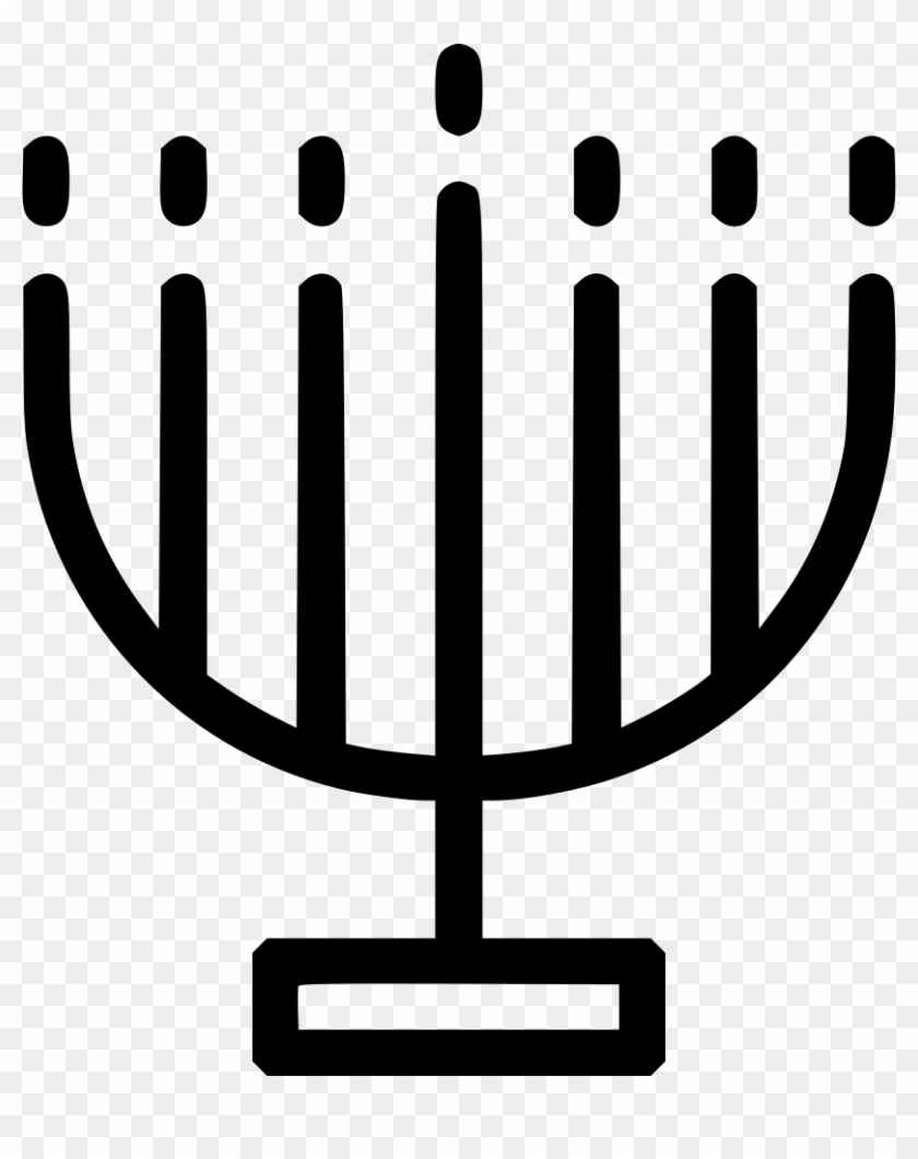 Png File Svg - Menorah Icon Clipart