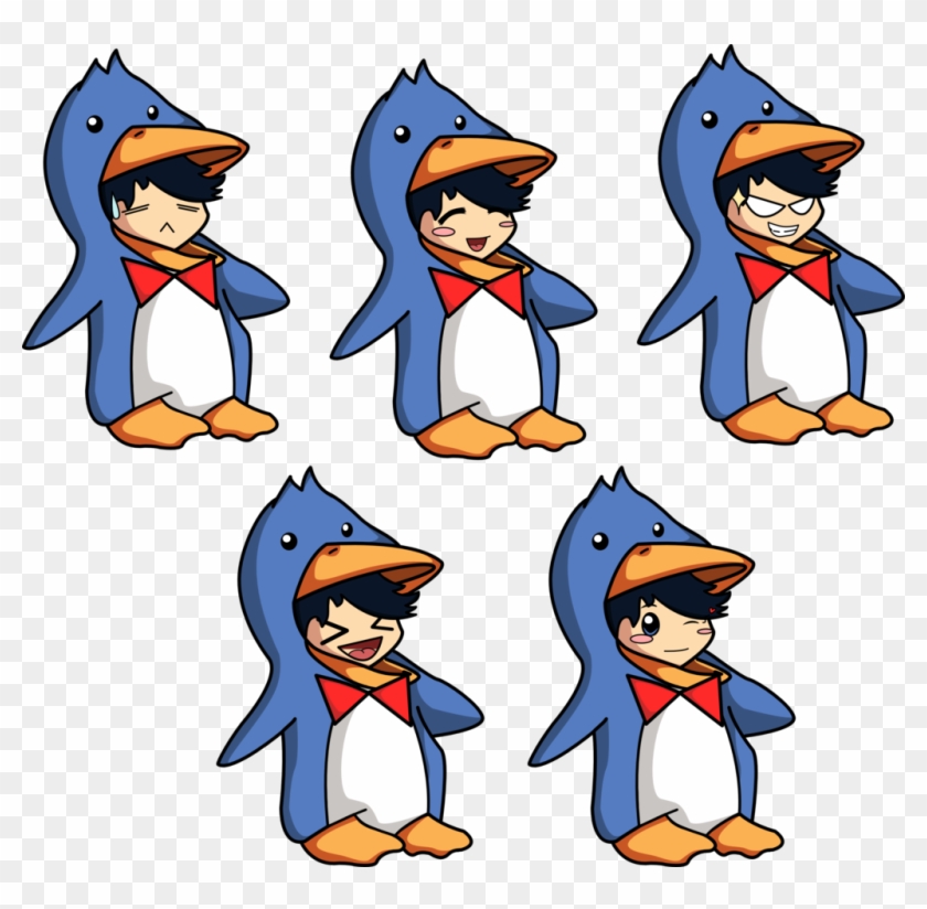 Kawaii Anime Boy Wallpaper - Anime Chibi Boy Penguin Clipart