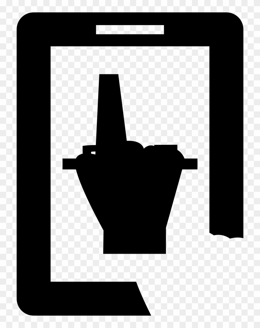 Tablet Pdf Hand Pointing Comments Clipart