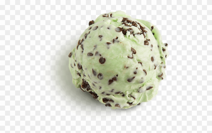 Mint Chocolate Chip Ice Cream Scooped - Mint Chocolate Chip Ice Cream Png Clipart