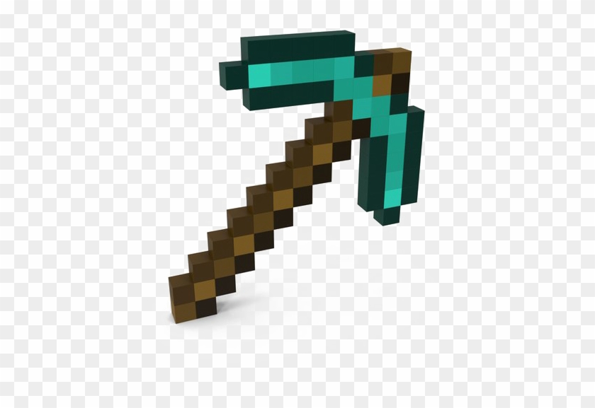 Minecraft Png Pic - Picareta De Diamante Minecraft Clipart #842943