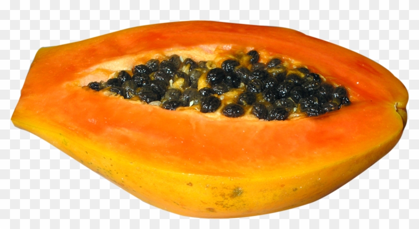Half Cut Papaya - Fruits Pics Png Format Clipart #842974
