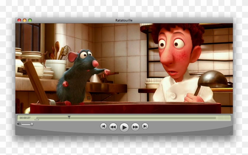 Quicktime 7 Leopard - Ratatouille Tekenfilm Clipart #843747