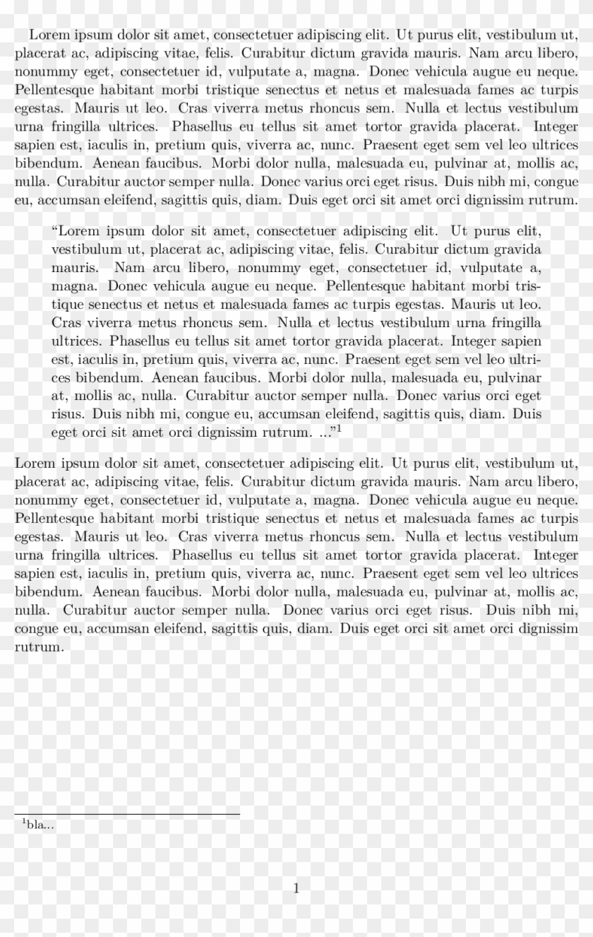 Footnotes After Block Quotes With Quotation Marks - Becoming A Part Of The Official U.s. Navy Uniform Clipart #843813