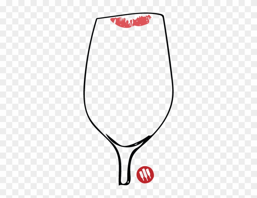 Lip Stain On Glass Clipart #843816