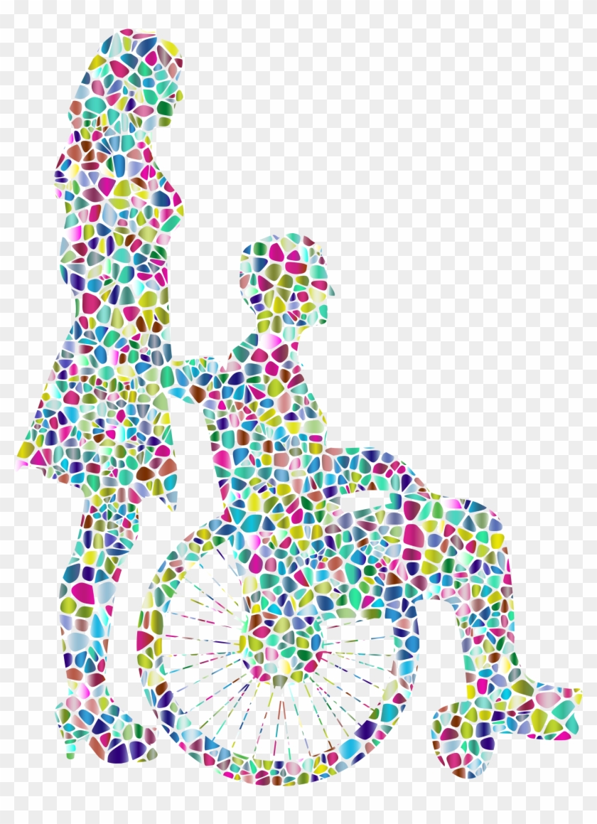 This Free Icons Png Design Of Polyprismatic Tiled Woman Clipart #843842
