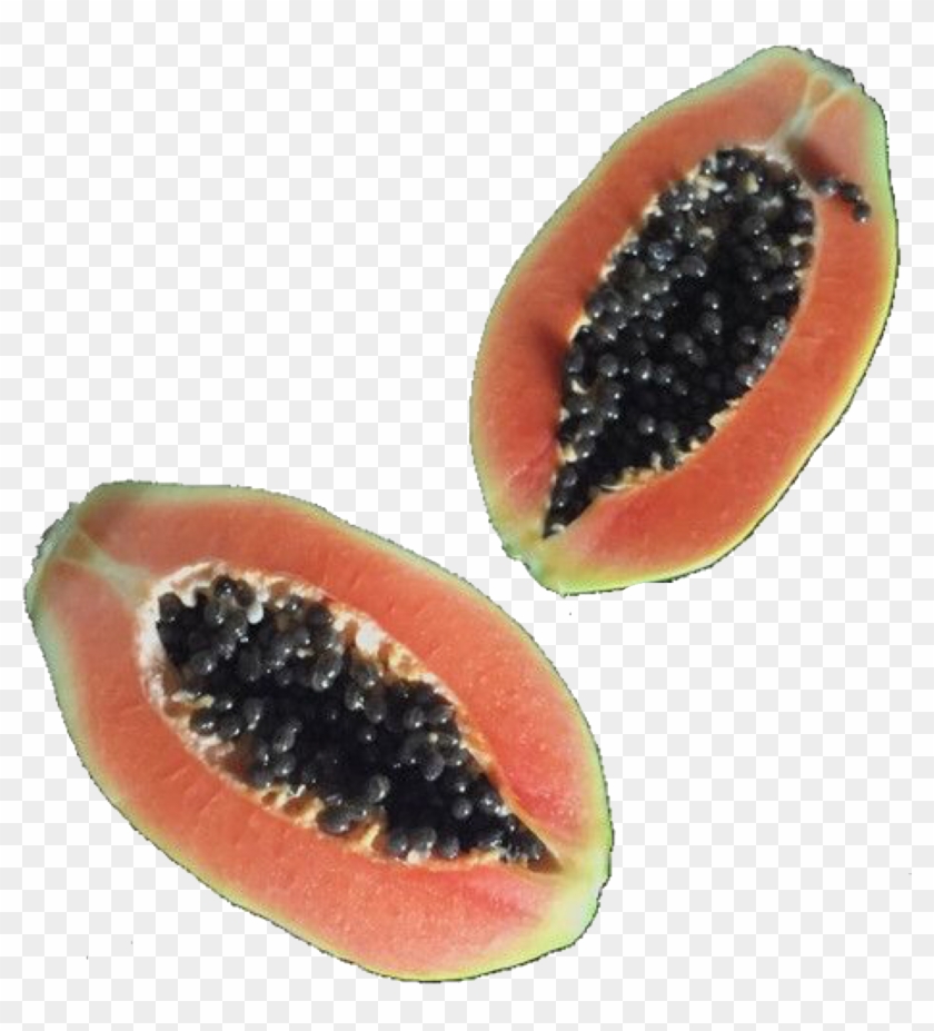 Papaya Sticker - Aesthetic Orange Png Moodboard Clipart
