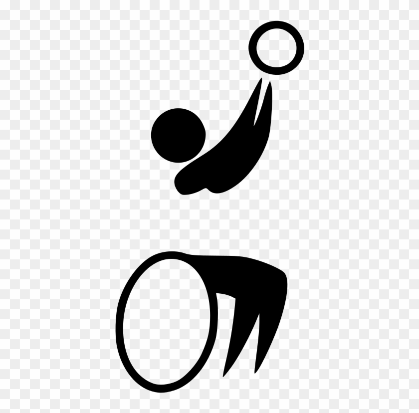 768 X 768 4 - Logo Basketball En Silla De Ruedas Clipart