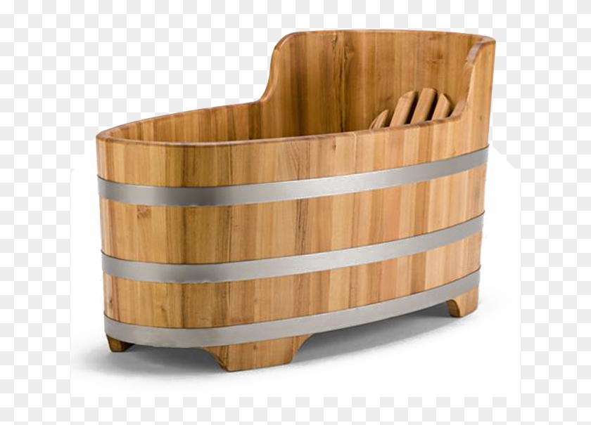 Oak Barrels - Display Barrels - Wooden Bathtub - Wine - Wooden Barrel Bath Clipart