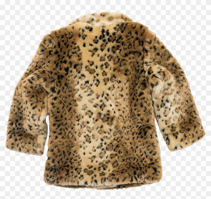 Leopard Fur Coat - Fur Clothing Clipart