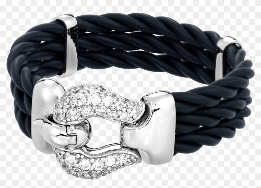 Belle Étoile Lasso Black Bracelet - Bracelet Clipart #844293