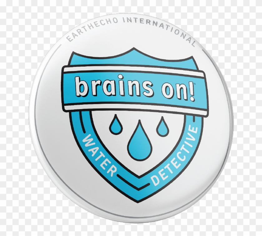 Water Detective Button Mockup Clipart