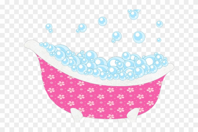 Bathtub Clipart Relaxing Bath - Bubble Bath - Png Download #844541