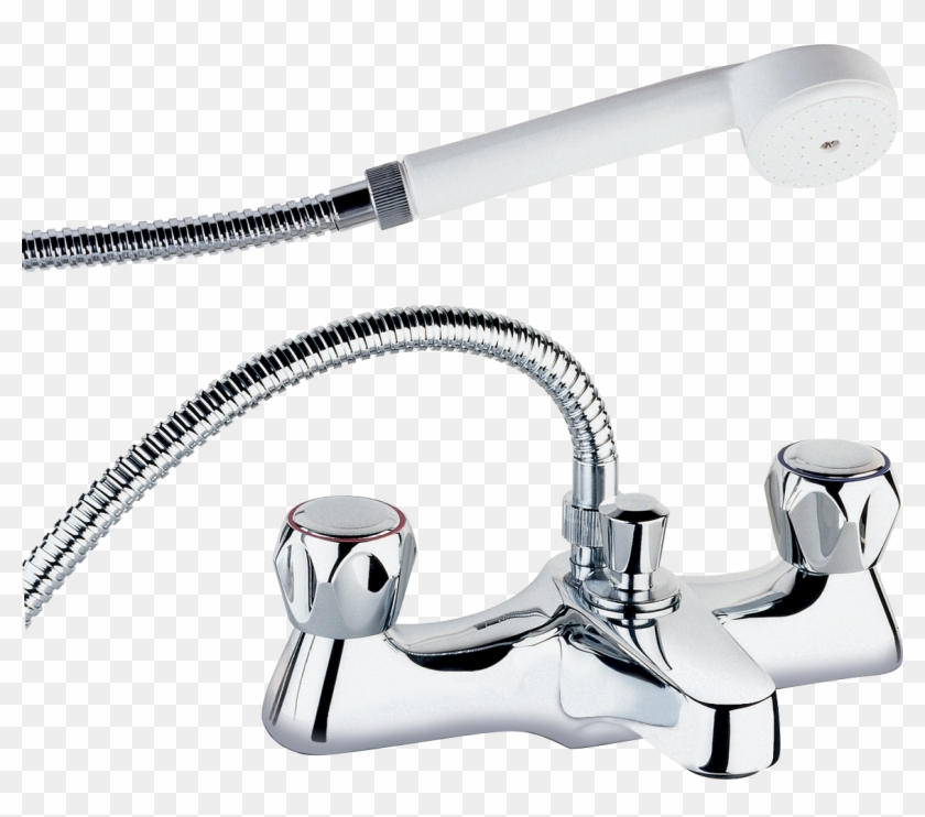 Dcm106 - Deck Mounted Bath Shower Mixer Taps Clipart