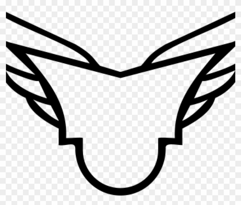 Vector Black And White Clip Art Airplane Hatenylo Com - Transparent Wings Vector Png