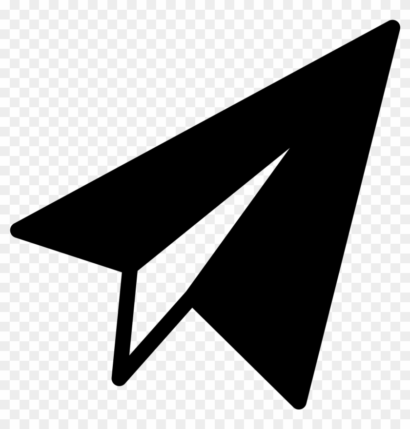 Paper Airplane Vector Png - Paper Plane Icon Png Clipart #844707