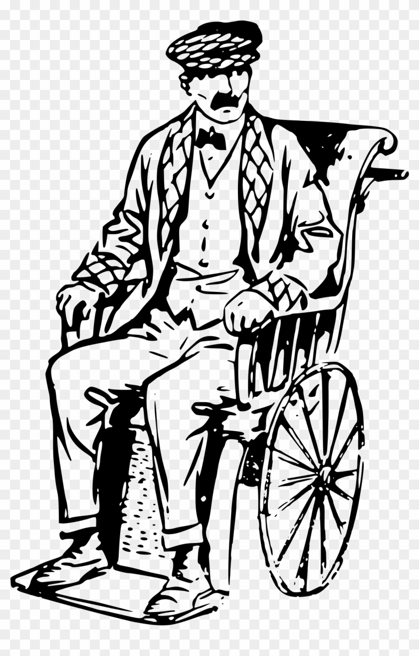This Free Icons Png Design Of Wheelchair Man Clipart #844741