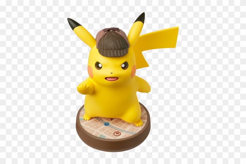 Mega Detective Pikachu - Pokemon Detective Pikachu Amiibo Clipart #844896