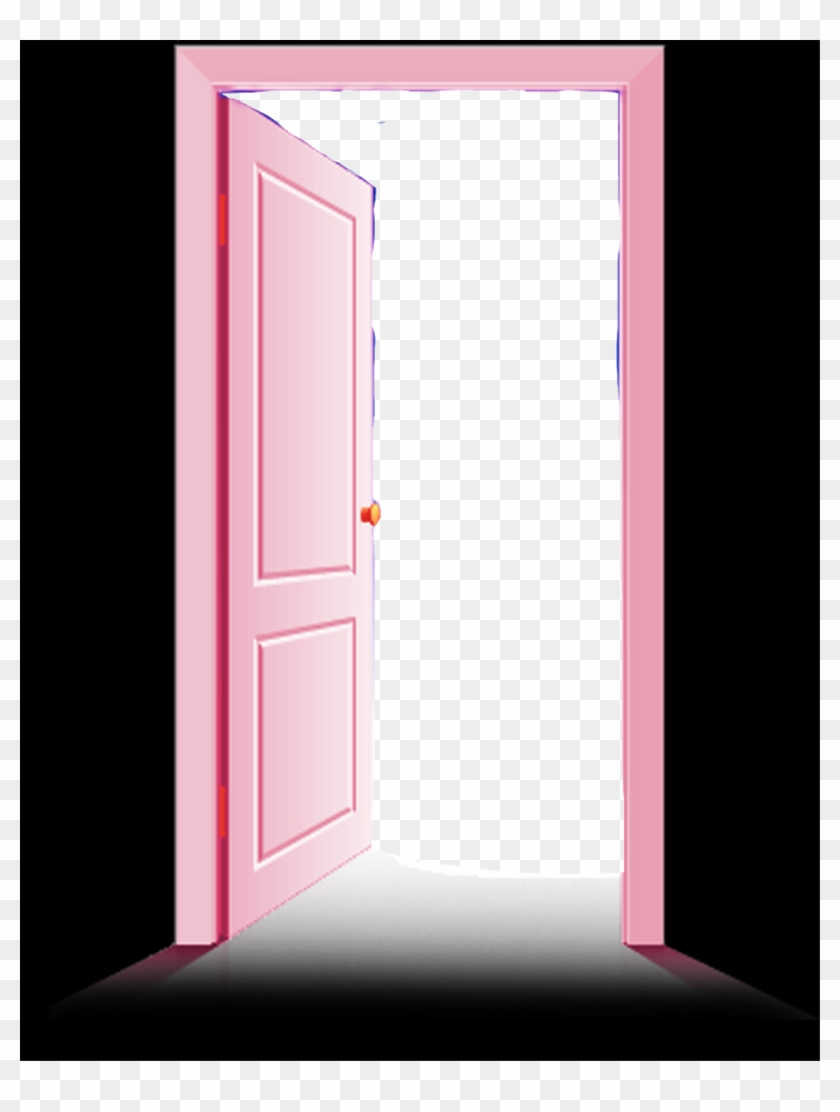 Report Abuse - Pink Open Door Png Clipart