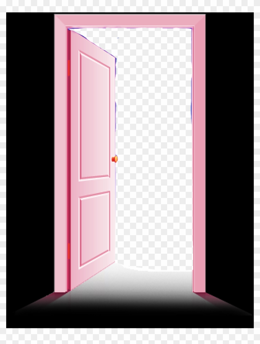 Report Abuse - Pink Open Door Png Clipart #845011