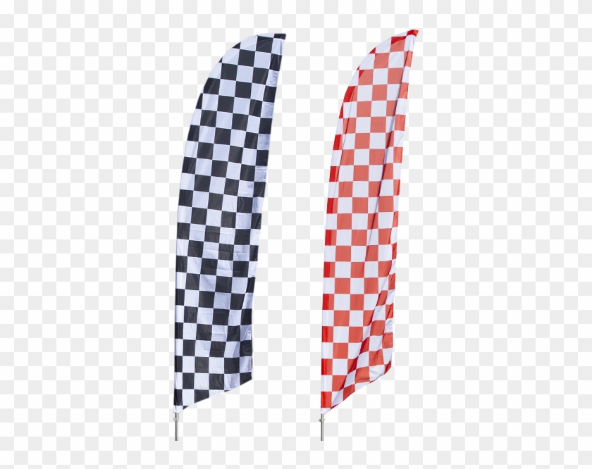 Checkered Flag Banner - Koinobori Clipart #845144