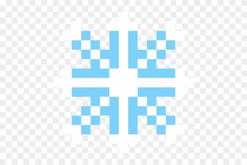 Pixel Snowflake By Mega Hikaru - Finansbank Atm Para Yatırma Clipart #845764