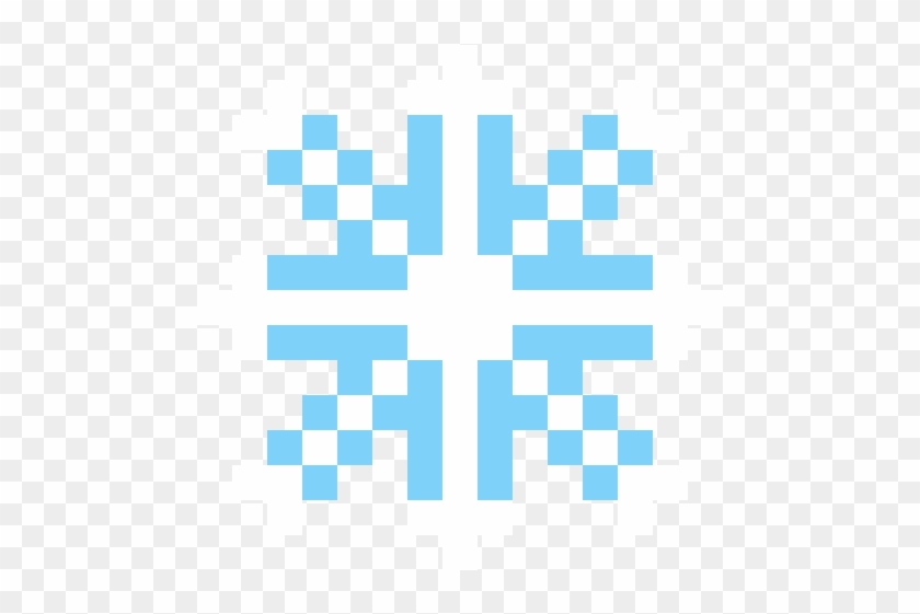 Pixel Snowflake By Mega Hikaru - Finansbank Atm Para Yatırma Clipart #845764