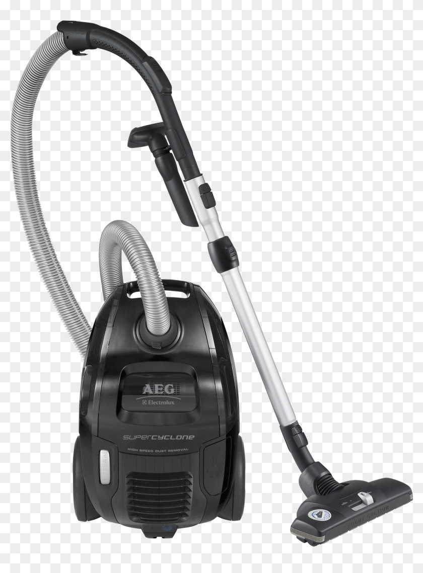 Black Vacuum Cleaner - Aeg Electrolux Super Cyclone 2100w Clipart #845941