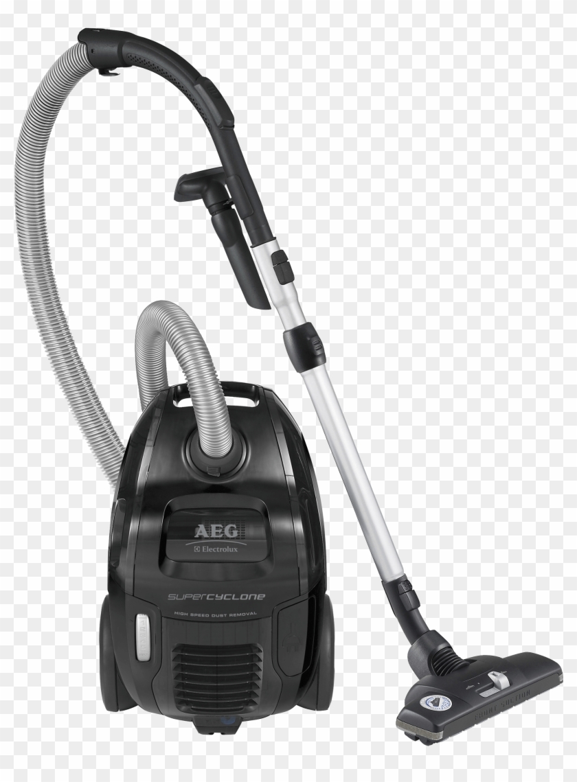Black Vacuum Cleaner - Aeg Electrolux Super Cyclone 2100w Clipart