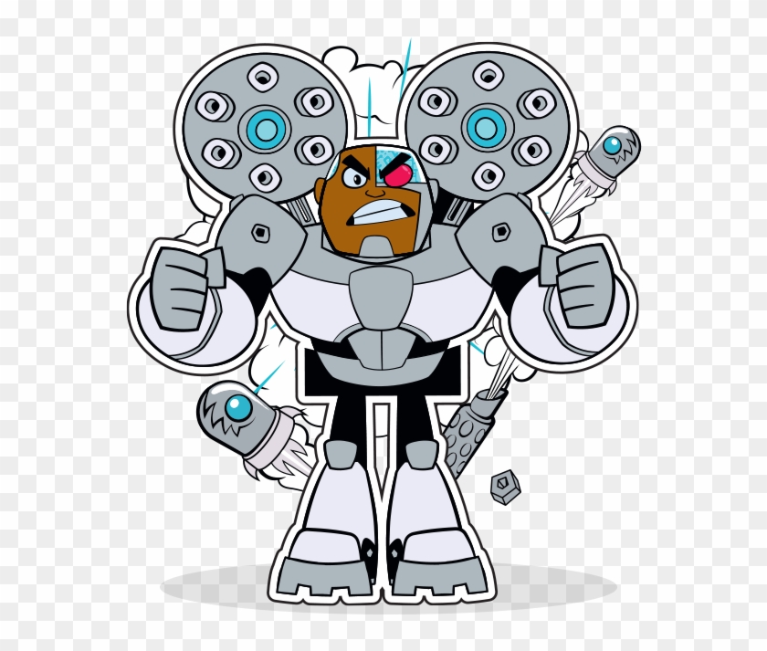 سايبورغ ابطال التايتنز Clipart
