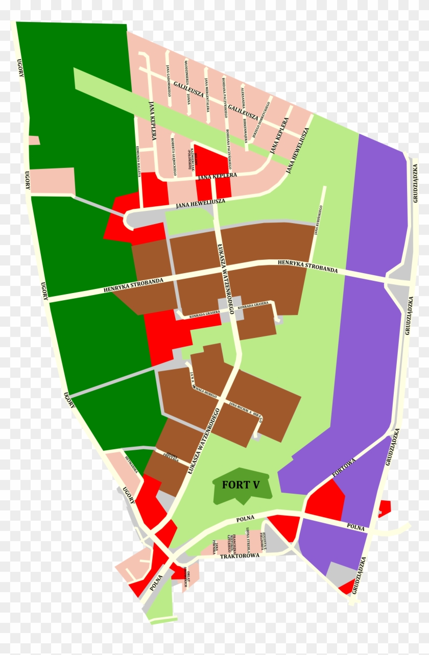 Map Of Jar - Jar Toruń Plan Zagospodarowania Clipart