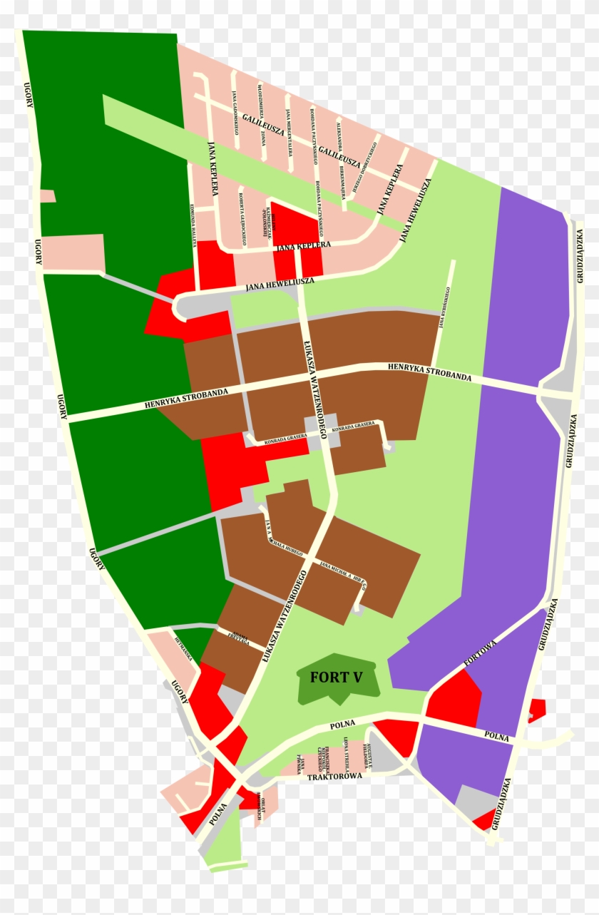 Map Of Jar - Jar Toruń Plan Zagospodarowania Clipart #846302