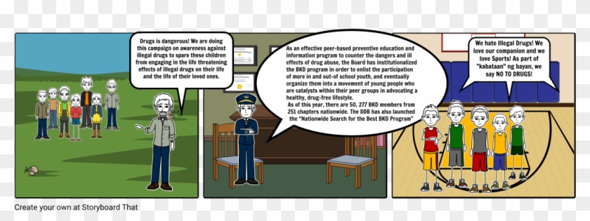 Awareness Campaign On Illegal Drugs - Illicit Drugs Storyboard Clipart #846396