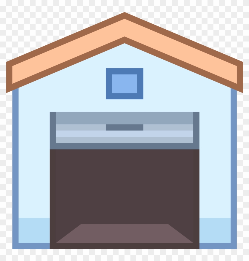 Door Open Clipart - Garage Door Open Icon - Png Download #846569