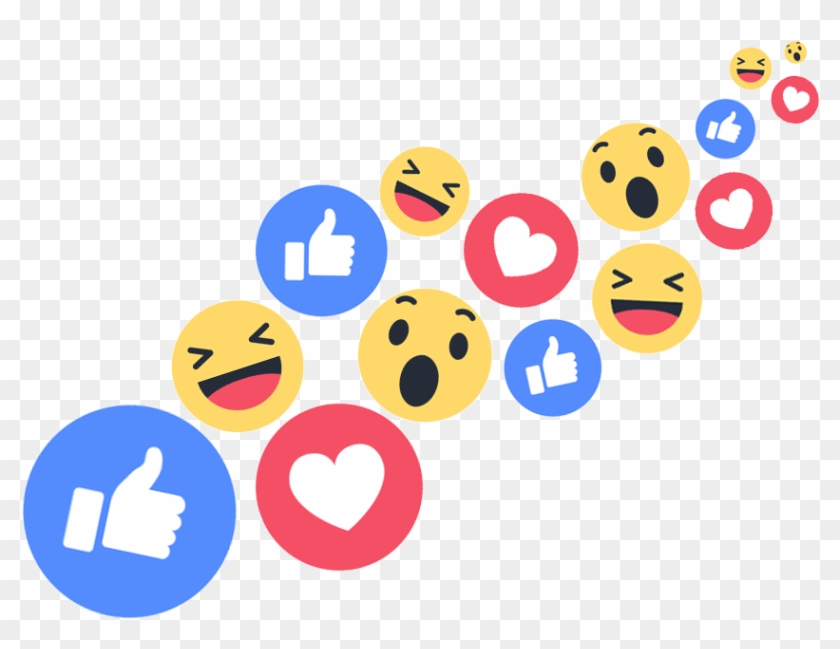 Like Us On Facebook - Png Facebook Reaction Icon Clipart #846628