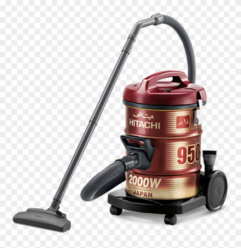 Red Vacuum Cleaner Png Image Background - Hitachi Vacuum Cleaner 2000w Clipart #846898
