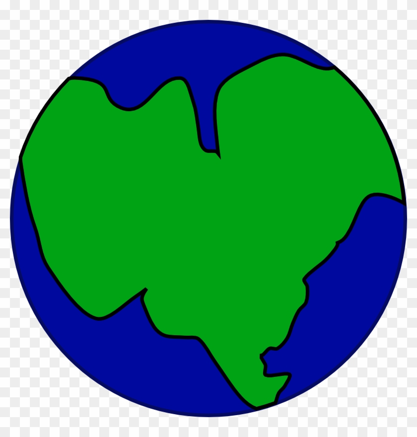 Earth Png - Earth As One Big Continent Clipart