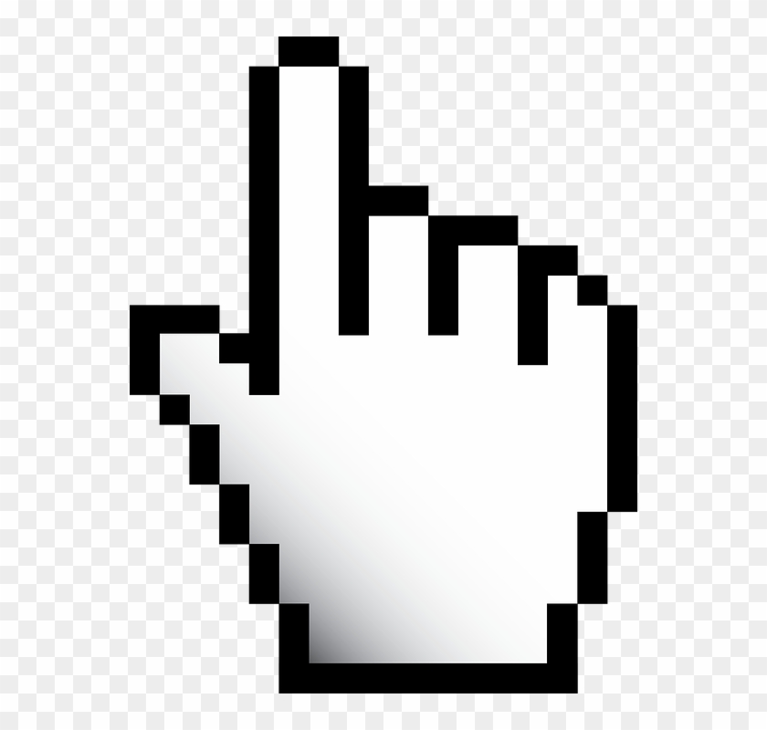 Click Cursor, Icon, Cursor, Click, Button, Pointer - Hand Cursor Clipart #847962