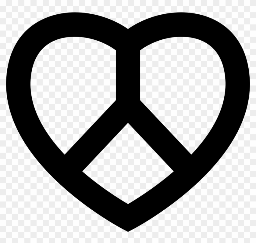 Png File Svg - Love And Peace Symbol Clipart