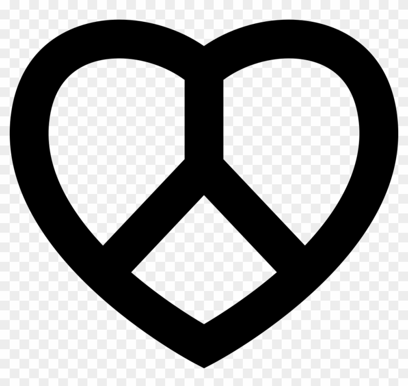 Png File Svg - Love And Peace Symbol Clipart #848228