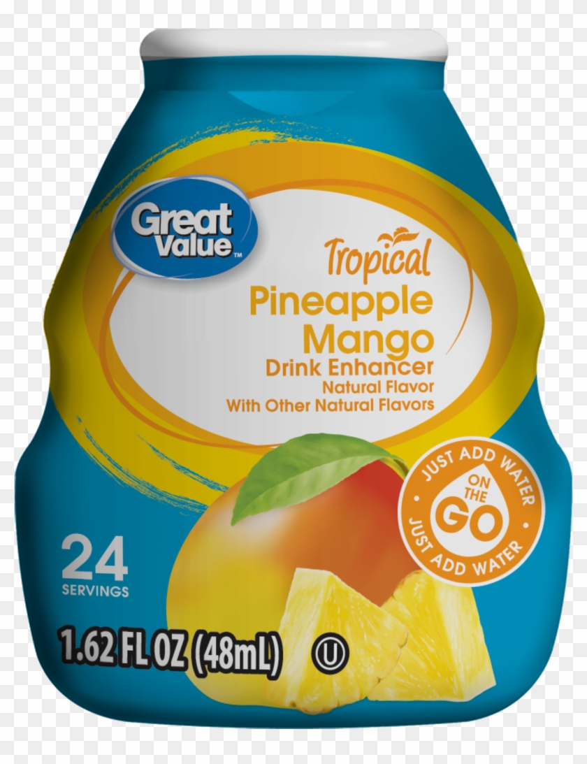 Great Value Pineapple Mango Tropical Drink Enhancer, - Orange Drink Clipart #848318