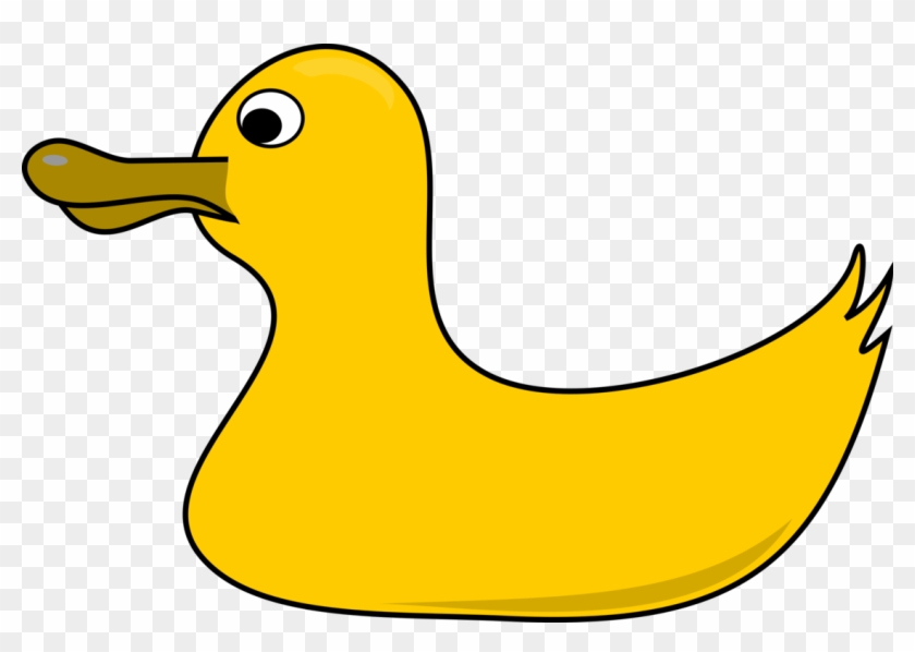 Rubber Duck Natural Rubber Toy Yellow - Duck Clip Art No Background - Png Download