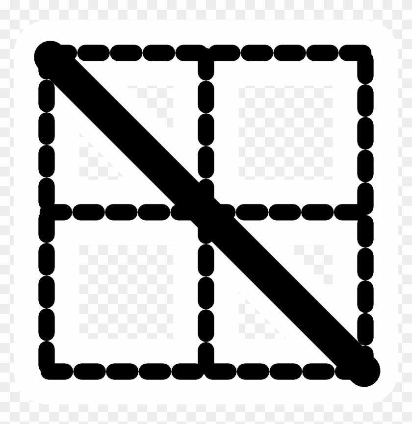 Mono Border Fall - Icon Clipart #848762