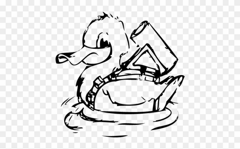 Design Duck Tattoos - Duck Tattoo Png Clipart