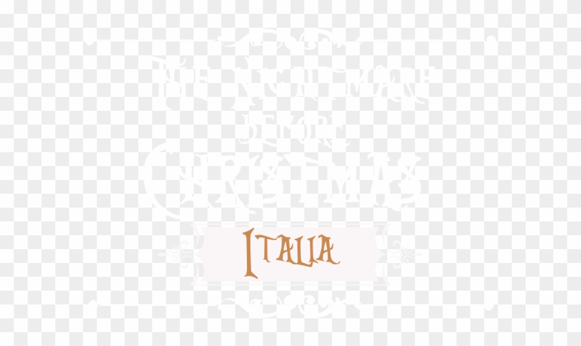 Banner - Nightmare Before Christmas Scritta Clipart #849397