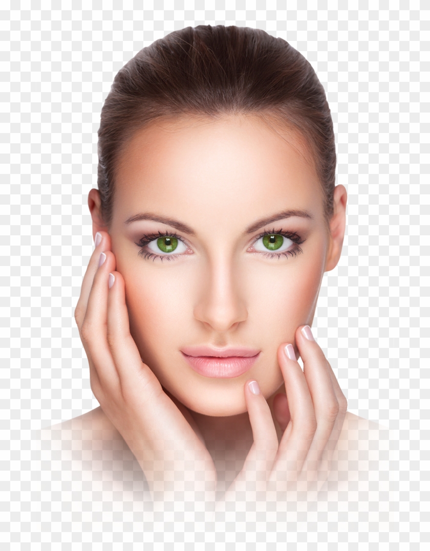 Model Png Image Background - Female Face Transparent Png Clipart